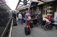 Bedevaarders zijn in Lourdes aangekomen