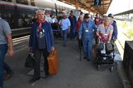 Bedevaarders zijn in Lourdes aangekomen