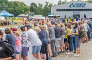 't Was even boksen tegen regen en onweer