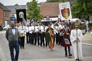 Processie en viering in mooi decor