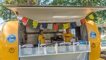 Foodtruckfestival van start in volle zon