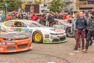 De Nascar-deelnemers showen zich in Zolder