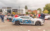 De Nascar-deelnemers showen zich in Zolder