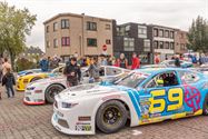 De Nascar-deelnemers showen zich in Zolder