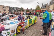 De Nascar-deelnemers showen zich in Zolder