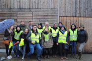 Fietsen en wandelen voor brandslachtoffers