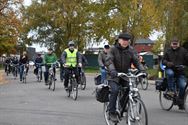 KWB-ers met zijn allen op de fiets