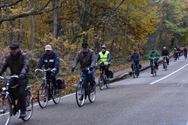 KWB-ers met zijn allen op de fiets