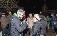 Een protestnieuwjaarsreceptie met oppositiesmaakje