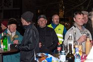 Een protestnieuwjaarsreceptie met oppositiesmaakje