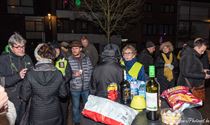 Een protestnieuwjaarsreceptie met oppositiesmaakje