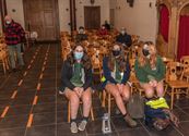 Scouts brachten het vredeslicht naar Eversel