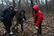 Springplankleerlingen helpen de natuur een handje