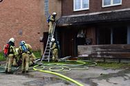 Huis verwoest door brand in Stationsstraat