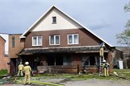 Huis verwoest door brand in Stationsstraat