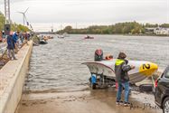 Veel spektakel op het kanaal