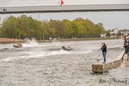 Veel spektakel op het kanaal