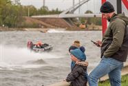 Veel spektakel op het kanaal