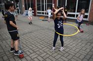 Ook de jongsten hadden hun sportdag in De Brug