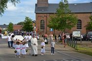 De Sacramentsprocessie in volle bezetting