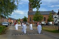 De Sacramentsprocessie in volle bezetting