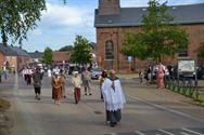 De Sacramentsprocessie in volle bezetting