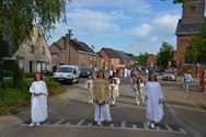 De Sacramentsprocessie in volle bezetting