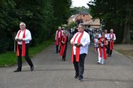De Sacramentsprocessie in volle bezetting
