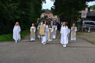 De Sacramentsprocessie in volle bezetting