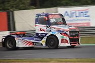 Al een stevige opwarming van de racetrucks
