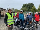 18 wandelaars en 55 fietsers op trage wegen