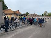 18 wandelaars en 55 fietsers op trage wegen