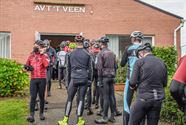 Veel mountainbikers aan De Veen