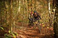 Veel mountainbikers aan De Veen