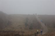 Mijnentocht: sfeer zit erin, jammer van de mist