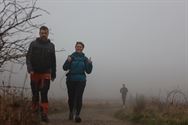 Mijnentocht: sfeer zit erin, jammer van de mist