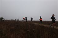Mijnentocht: sfeer zit erin, jammer van de mist