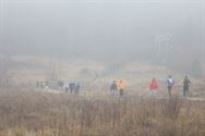 Mijnentocht: sfeer zit erin, jammer van de mist