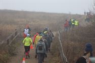 Mijnentocht: sfeer zit erin, jammer van de mist
