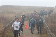 Mijnentocht: sfeer zit erin, jammer van de mist