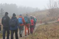 Mijnentocht: sfeer zit erin, jammer van de mist