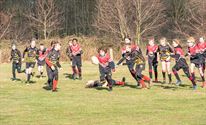 Jeugd betwistte een tornooi bij Rugbyclub 9