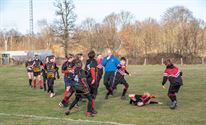 Jeugd betwistte een tornooi bij Rugbyclub 9