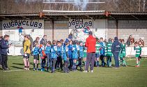 Jeugd betwistte een tornooi bij Rugbyclub 9