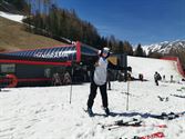 De skiërs zijn weer onderweg naar huis