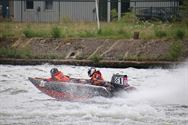 Oefenraces tussen de vrachtboten