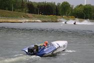 Oefenraces tussen de vrachtboten