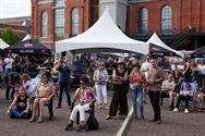 De gezapige sfeer van een bluesfestival