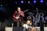 De gezapige sfeer van een bluesfestival