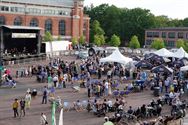 De gezapige sfeer van een bluesfestival